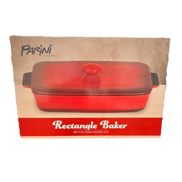 Baker Non-stick Ceramic Bakeware Dish - Red (new with box) - Picture 3 of 7